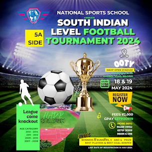 5A SIDE South Indian Level Football Tournament 2024!